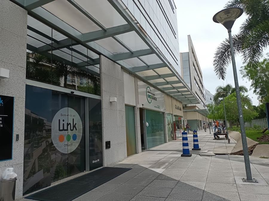 Entrada do prédio Link, onde fica o consultório